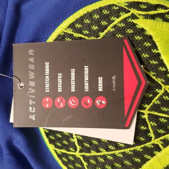 Marvel Spiderman Shirt with Matching All Star Shorts Size 6 - Picture 11 of 11